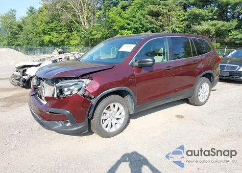 2019 Honda Pilot Lx из США, поврежденный, VIN 5FNYF6H17KB096361